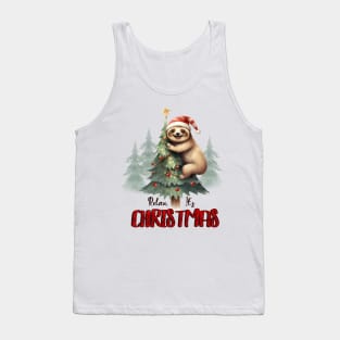 Merry Slothmas Tank Top